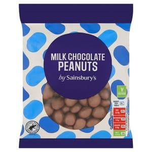 Sainsbury's Milk Chocolate Peanuts 180g