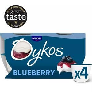 Oykos Blueberry Luxury greek Style Yogurt 4x110g