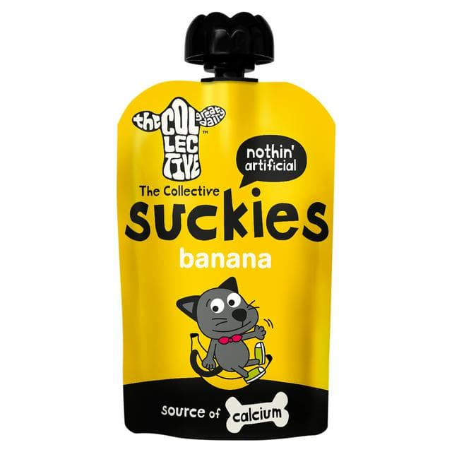 The Collective Suckies Banana Kids Yoghurt Pouch 90g - gallery image 1