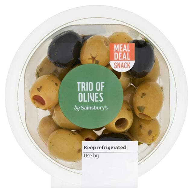 Sainsbury's 60g Trio of Olives - gallery image 1