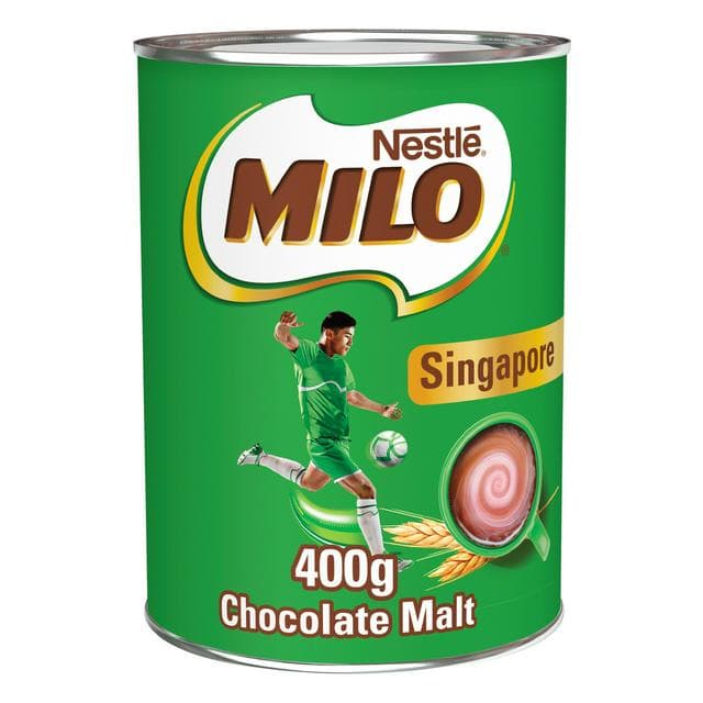 Milo Instant Malt Chocolate Drinking Powder Tin Singapore 400g - gallery image 1
