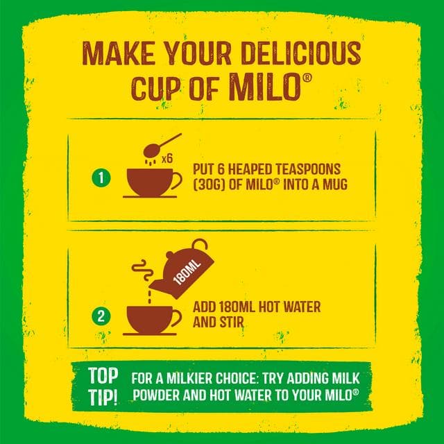 Milo Instant Malt Chocolate Drinking Powder Tin Singapore 400g - gallery image 4