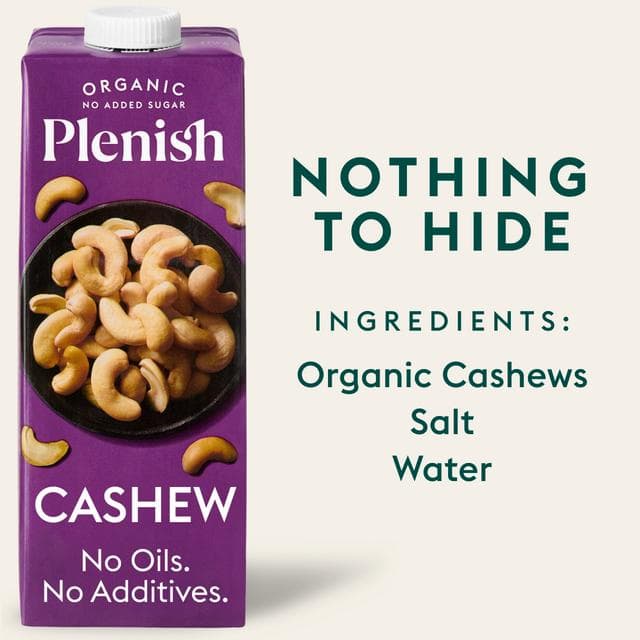 Plenish  1L Chilled Dairy Free Organic Cashew Drink - gallery image 2