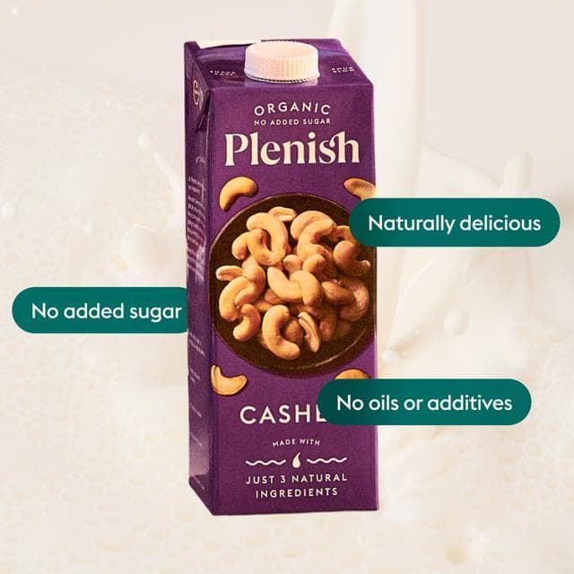 Plenish  1L Chilled Dairy Free Organic Cashew Drink - gallery image 3