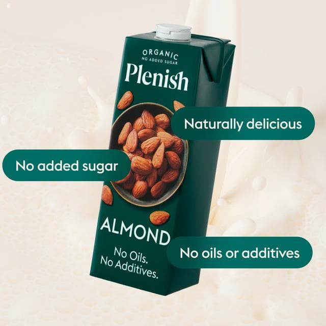 Plenish 1L Chilled Dairy Free Organic Almond Drink - gallery image 3
