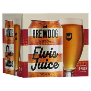 BrewDog Elvis Juice Grapefruit Beer 4x330ml