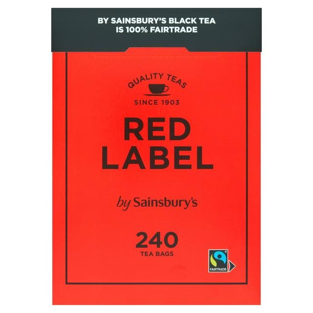 Sainsbury's Red Label Fairtrade Tea Bags x240 750g - gallery image 1