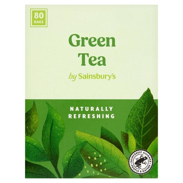 Sainsbury's Green Tea x80 Tea Bags 152g - gallery image 1