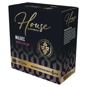 Sainsbury's House Malbec Red Boxed Wine 225cl