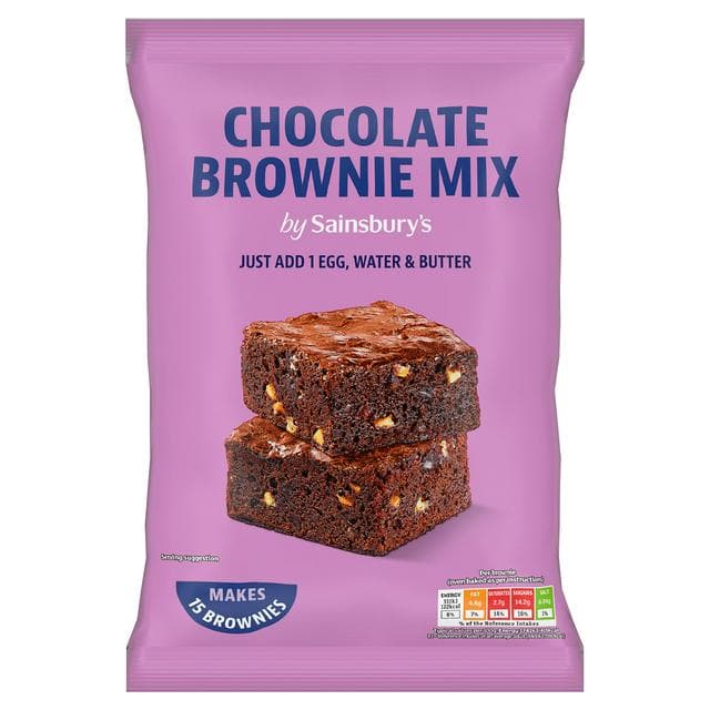 Sainsbury's Chocolate Brownie Mix 375g - gallery image 1