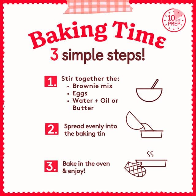 Betty Crocker Triple Chocolate Chunk Brownie Mix 415g - gallery image 4