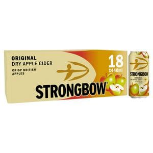 Strongbow Original Cider Cans 18 x 440ml