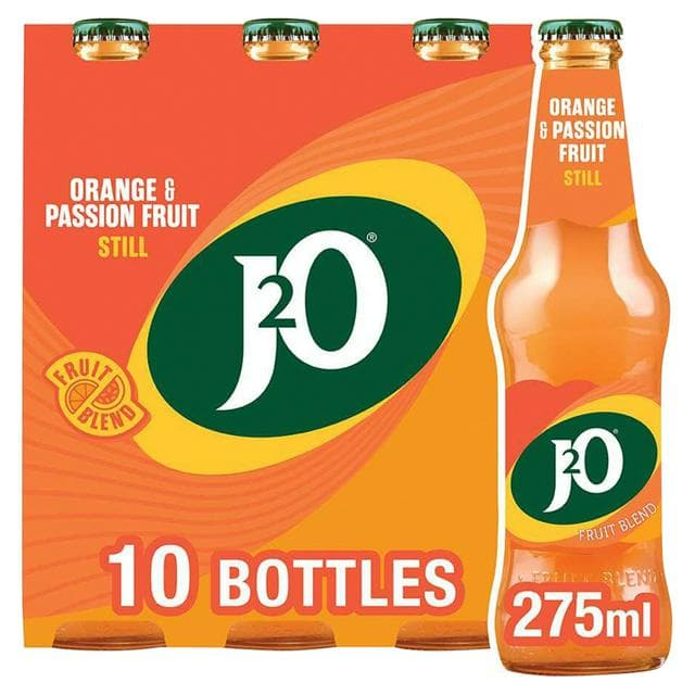 J2O Orange & Passion Fruit 10x275ml - gallery image 1