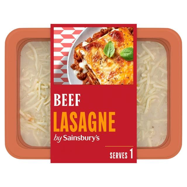 Sainsbury's Beef Lasagne Ready Meal For 1 400g - gallery image 1