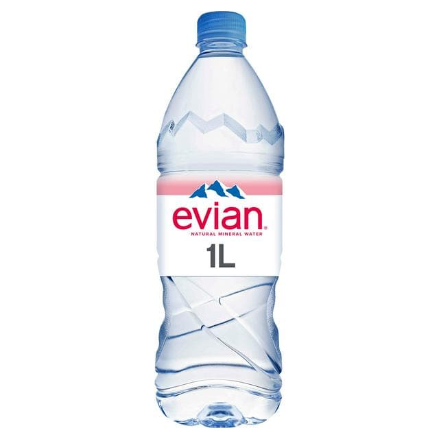Evian Natural Bottled Mineral Still Water 1L - gallery image 1