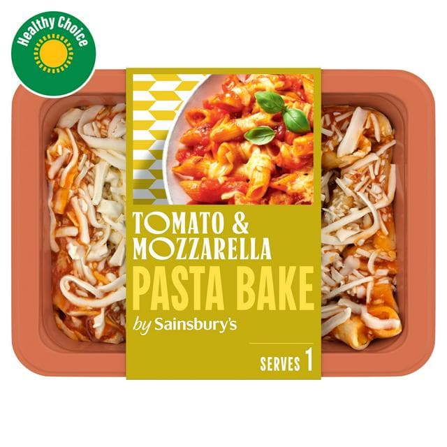 Sainsbury's Tomato & Mozzarella Pasta Bake Ready Meal For 1 400g - gallery image 1