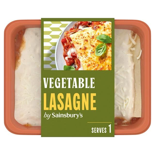 Sainsbury's Vegetable Lasagne Ready Meal For 1 400g - gallery image 1