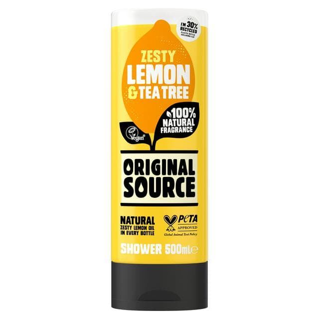 Original Source 500ml Zesty Lemon & Tea Tree Shower Gel - gallery image 1