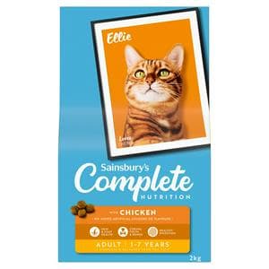 Sainsbury's Adult Complete Nutrition with Chicken Cat Food 1+ Years 2kg