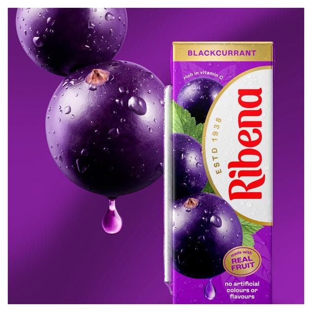 Ribena Blackcurrant Juice Drink Cartons 6x250ml - gallery image 3