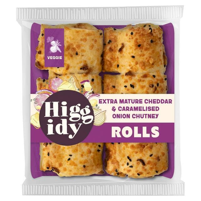 Higgidy Cheddar & Caramelised Onion Chutney Rolls 160g - gallery image 1