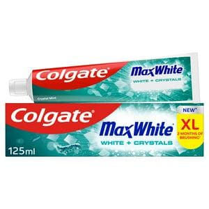 Colgate Max White Crystal Whitening Toothpaste 125ml