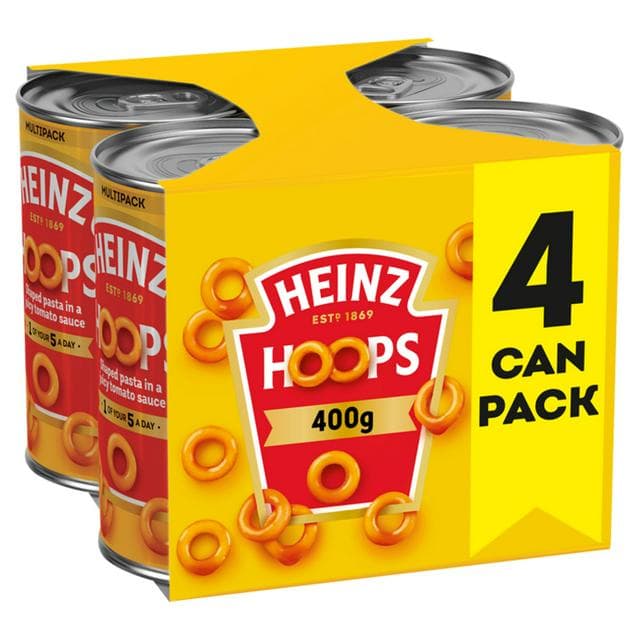 Heinz 4 x 400g Spaghetti Hoops - gallery image 1
