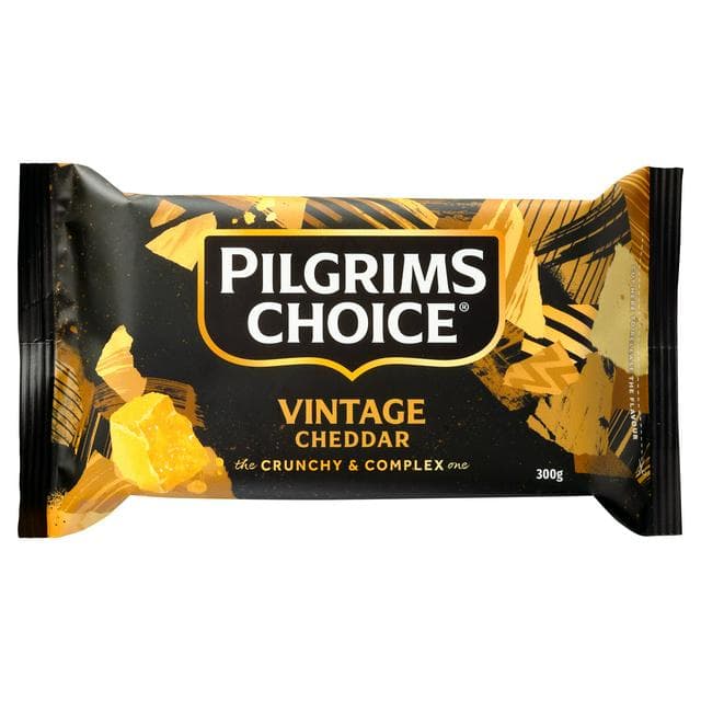 Pilgrims Choice Vintage Cheddar Cheese 300g - gallery image 1