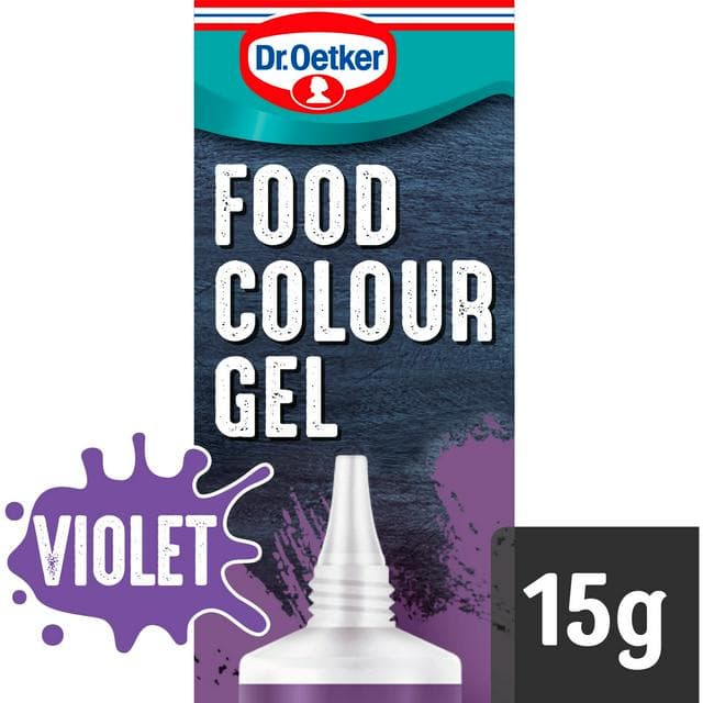 Dr. Oetker Extra Strong Violet Food Colouring Gel 15g - gallery image 1