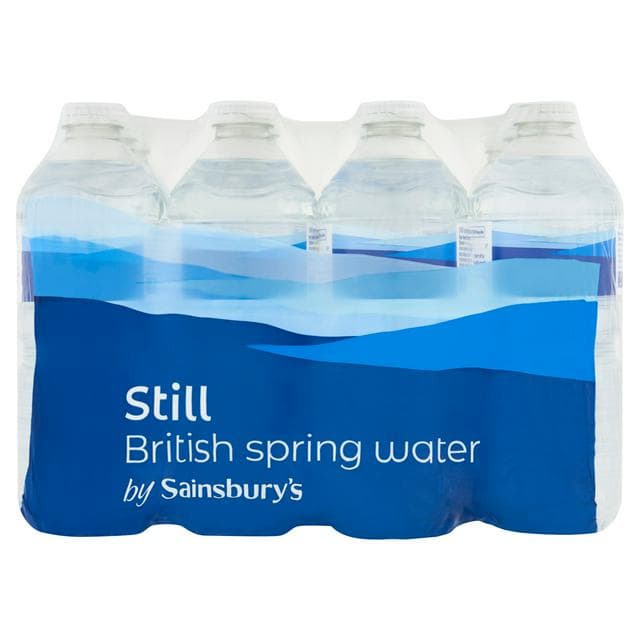 Sainsbury's British Bottled Spring Water 12x500ml - gallery image 1