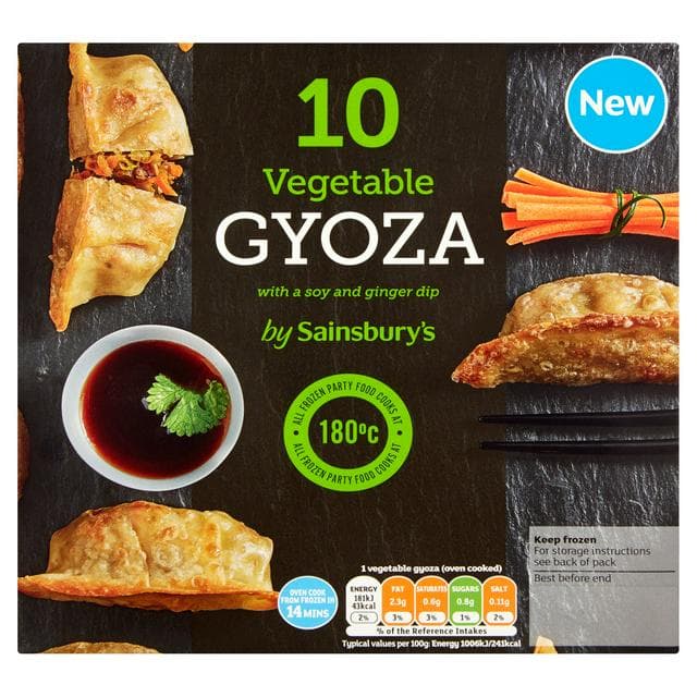 Sainsbury's Vegetable Gyoza x10 210g - gallery image 1