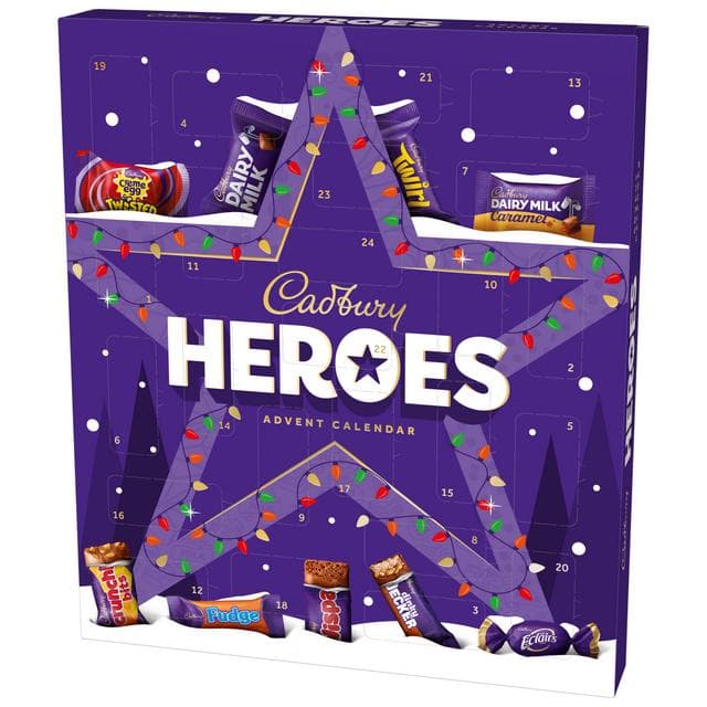 Cadbury Heroes 230g Chocolate Christmas Advent Calendar - gallery image 5