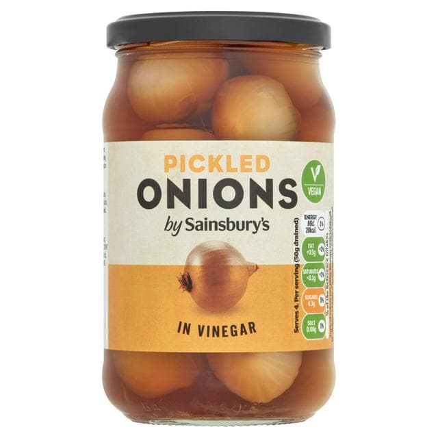 Sainsbury's Pickled Onions in Vinegar 440g (200g*) - gallery image 1