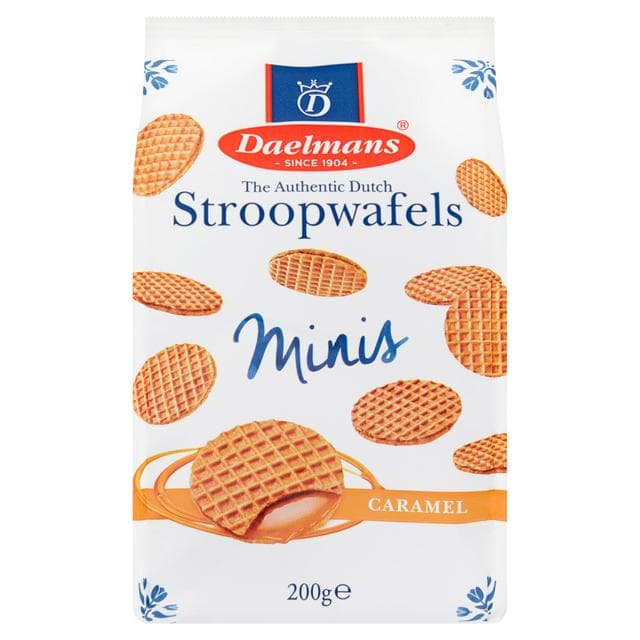 Daelmans Mini Caramel Stroopwafels 200g - gallery image 1