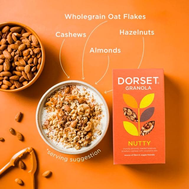 Dorset Cereals Nutty Granola Breakfast Cereal 450g - gallery image 3