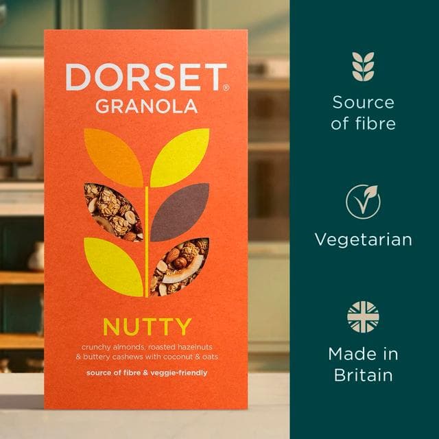 Dorset Cereals Nutty Granola Breakfast Cereal 450g - gallery image 4