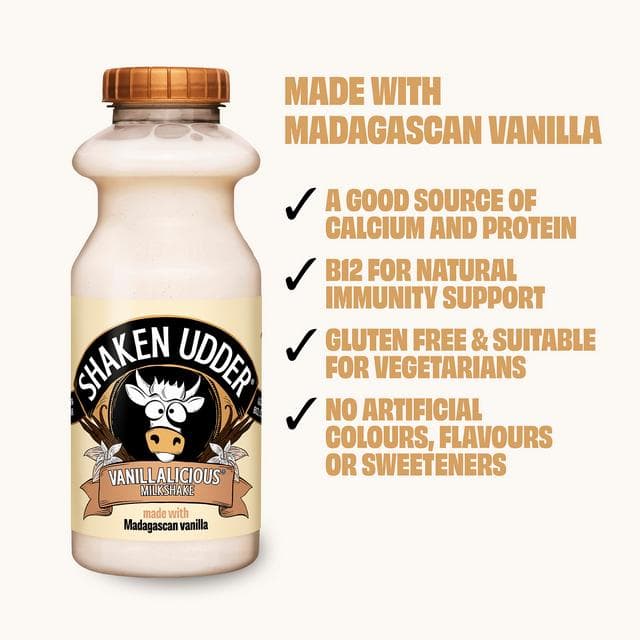 Shaken Udder Vanilla licious Milkshake 330ml - gallery image 2