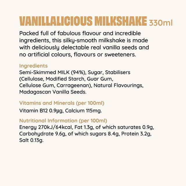 Shaken Udder Vanilla licious Milkshake 330ml - gallery image 3