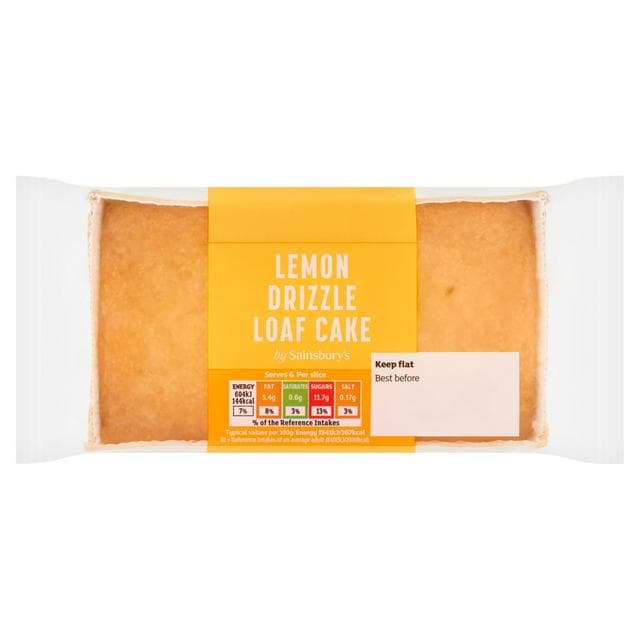 Sainsbury's 235g Lemon Drizzle Loaf Cake - gallery image 1