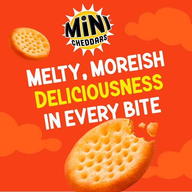Jacob's Mini Cheddars Red Leicester Multipack Snacks 6x23g - gallery image 2