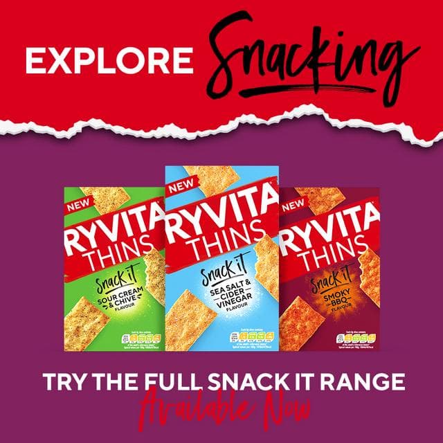 Ryvita Thins Three Cheese Flatbread Crackers 125g - gallery image 6