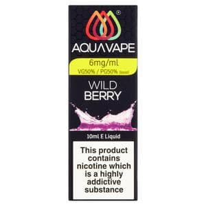 Aqua Vape Liquid Refill Wild Berry 6mg