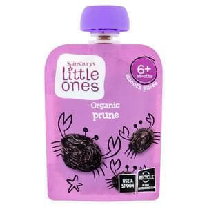 Sainsbury's Little Ones Organic Simply Prune Smooth Puree 6+ Months 70g
