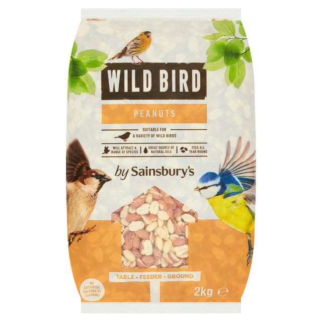 Sainsbury's Wild Bird Peanuts 2kg - gallery image 1