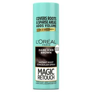 L'Oreal Paris Magic Retouch Temporary Instant Grey Root Concealer Spray Dark Iced Brown