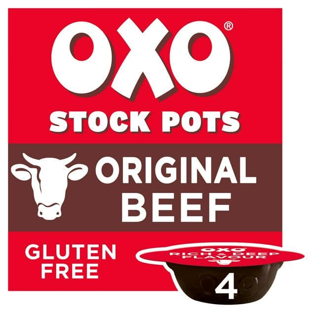 Oxo Original Beef Stock Pots x4 80g - gallery image 1