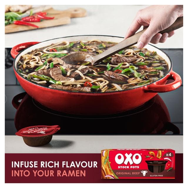 Oxo Original Beef Stock Pots x4 80g - gallery image 2