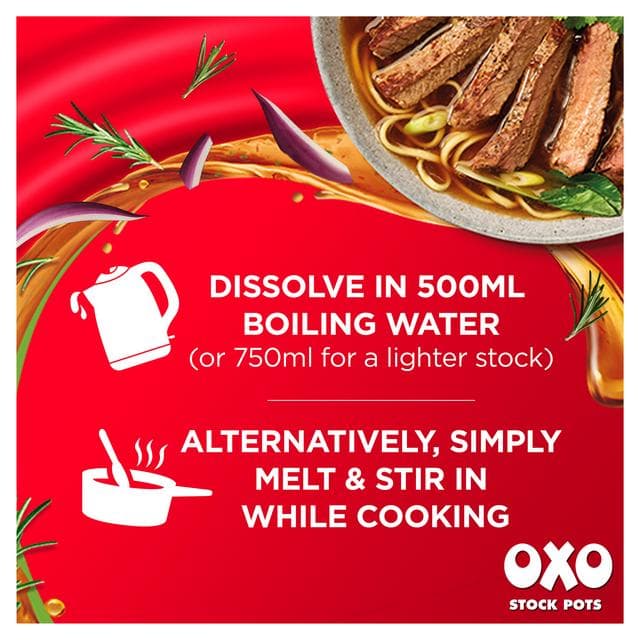 Oxo Original Beef Stock Pots x4 80g - gallery image 5