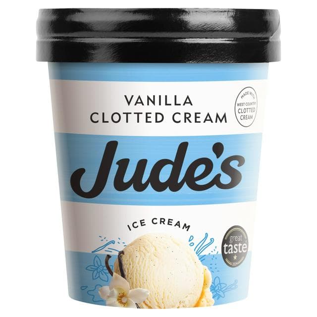 Jude's Vanilla Clotted Cream Dairy Ice Cream 460ml - gallery image 1