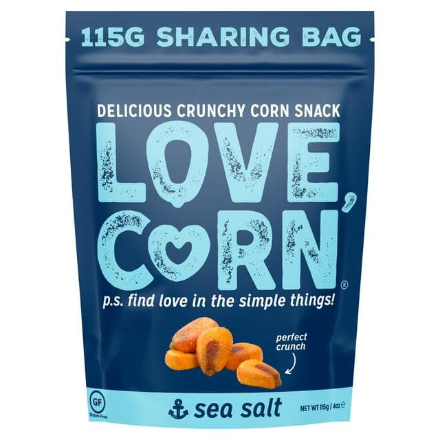 LOVE CORN Sea Salt Crunchy Corn 115g - gallery image 1